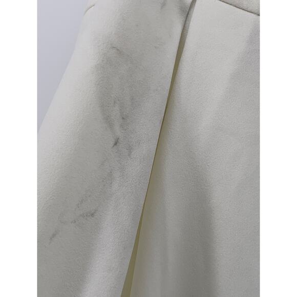 CALVIN KLEIN Women's Plus White Pleated Scuba A-Line Knee-Length Skirt SZ 20W - Picture 7 of 12